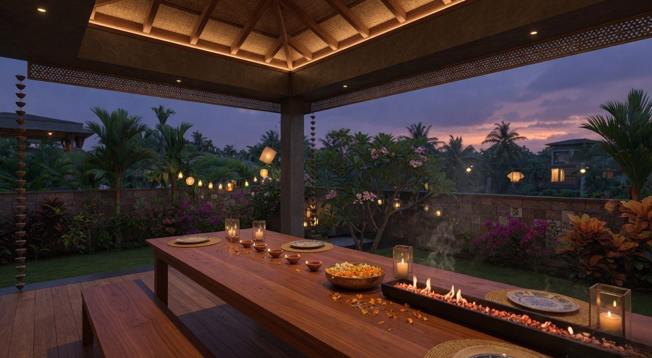 Contemporary terrace